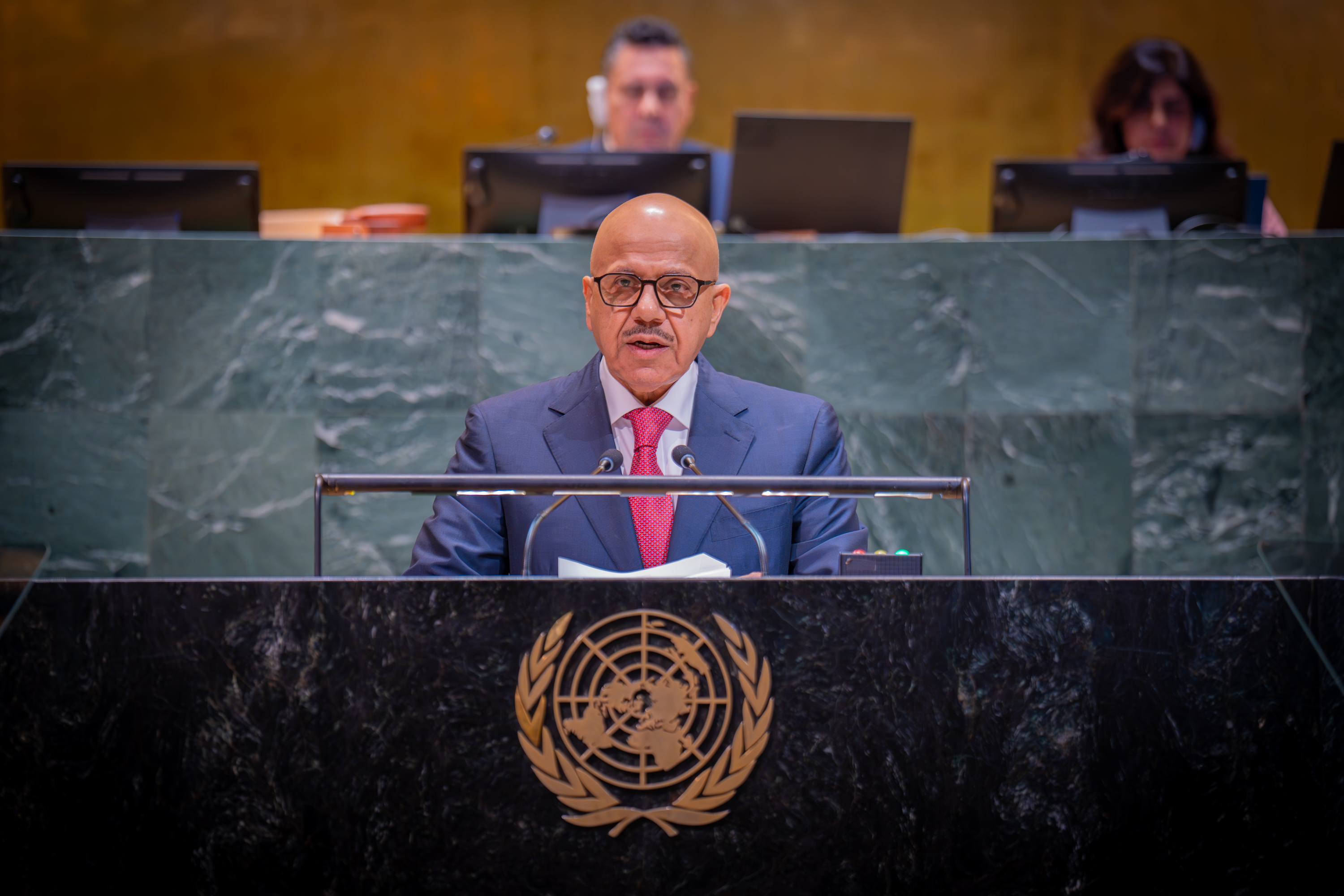 Foreign Minister delivers Kingdom of Bahrain’s statement before UN General Assembly, affirms commitment to peace and multilateral co-operation